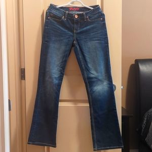 Wrangler Bootcut blue jeans size 3/4